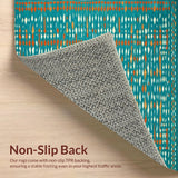 Geometric Teal Orange Fusion(Blue)