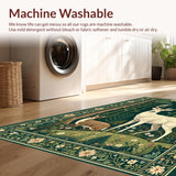 Modern Abstract Fauna Design(Green)