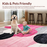 Chic Multicolor Geometric Harmony(Pink)