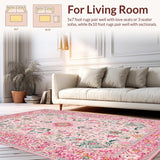 Gorgeous Pink Floral Whirl(Pink)