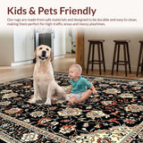 Vibrant Abstract Leafy Design(Black)