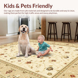 Vintage Earthy Trellis Motif(Beige)