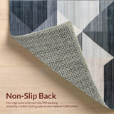 Elegant Black and White Diamond Motif(Gray)