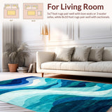 Chic Fluid Wave Arrangement(Blue)