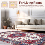 Eclectic Colorful Circular Motif(White)