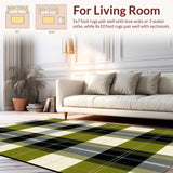 Contemporary Earthy Plaid Charm(Beige)
