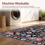 Luxurious Dappled Floral Composition(Black)