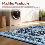 Intricate Vintage Geometric Area with Elegant Design(Blue)