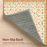 Subtle Earthy Kids with Geometric Spotted and Forest Shapes(Beige)