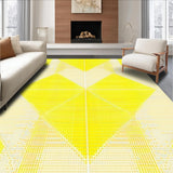 Lively Geometric Pastel Composition(Yellow)