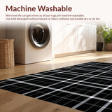 Trendy Minimalist Buffalo Plaid(Black)