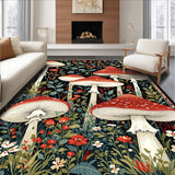 Elegant Mushroom Motif Design(Red)