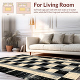 Chic Monochrome Tiled Elegance(Beige)