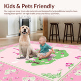 Charming Cartoon Wonderland Motif(Pink)