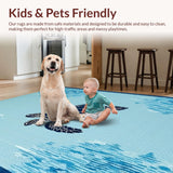 Charming Nautical Welcome Mat(Blue)