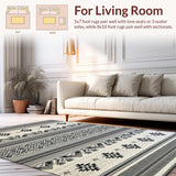 Geometric Black Ivory Elegance(Black)