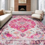 Chic Distressed Ogee Design(Pink)