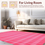 Charming Pastel Checkered Texture(Pink)
