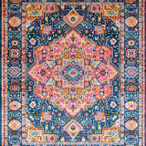 Colorful Retro Floral(Blue)