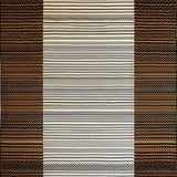 Ultra Soft Area Rug, Non Slip, Stain Resistant, Washable Area Rugs for Living Room, Bedroom, Stylish Neutral Palette Pattern(Brown)