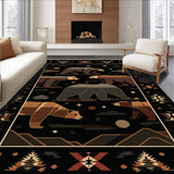 Joyful Black Bear Themed Decor(Black)