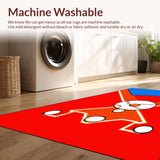 Lively Artistic Sports Imagery(Red)