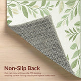 Elegant Earth Tones Leaf Design(Beige)