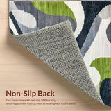 Ultra Soft Area Rug, Non Slip, Stain Resistant, Washable Area Rugs for Living Room, Bedroom, Non-Slip Low Pile Rug for Minimalist Decor(Gray)