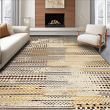 Ultra Soft Area Rug, Non Slip, Stain Resistant, Washable Area Rugs for Living Room, Bedroom, Vibrant Modern Wildlife Aesthetic(Beige)