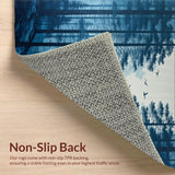 Lush Tree Silhouette Design(Blue)