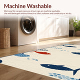 Whimsical Coastal Fish Motif(Beige)
