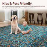 Whimsical Colorful Tiled(Blue)