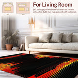 Vibrant Abstract Lava Illusion(Red)