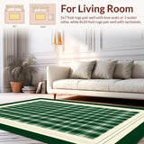 Sophisticated Cream and Gray Plaid(Green)