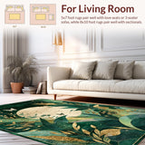 Chic Abstract Plant Silhouettes(Green)