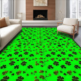 Bold Graphic Shamrock Artistry(Green)