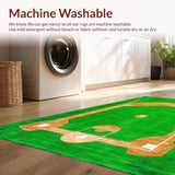 Vibrant Whimsical Baseball Diamond Decor(Green)