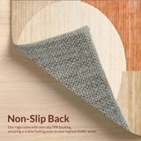 Beige Crescent Shaped with Anti Fatigue Padding and Non Skid Surface(Beige)