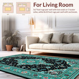 Luxurious Teal Accented Design(Black)