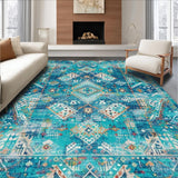 Vibrant Ethnic Patterned Echo(Blue)