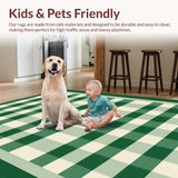 Elegant Low Pile Lattice(Green)