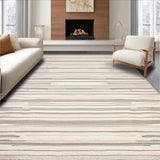 Ultra Soft Area Rug, Non Slip, Stain Resistant, Washable Area Rugs for Living Room, Bedroom, Rustic Taupe Floral Elegance(Beige)