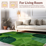 Vibrant Floral Leaf Motif Style(Green)