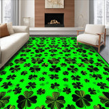 Stylish Tufted Shamrock Composition(Green)