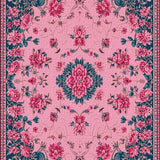 Ultra Soft Area Rug, Non Slip, Stain Resistant, Washable Area Rugs for Living Room, Bedroom, Boho Blush Pink Bedroom Area Rug(Pink)
