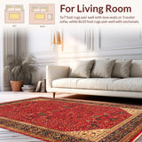 Eclectic Vibrant Floral Collage(Red)