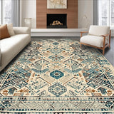 Elegant Woven Geometric Motif(Beige)