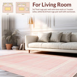 Lively Plush Modern Geometric Style(Pink)