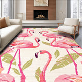 Artistic Flamingo and Blossom Fusion(Pink)