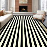 Trendy Geometric Black and Khaki(Black)